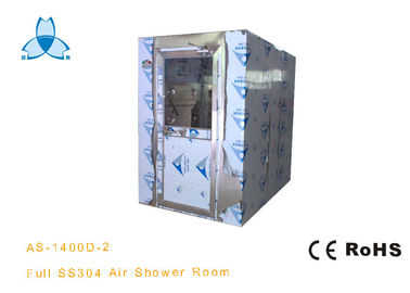 Full SUS304 Automatic Cleanroom Air Shower For 4 Persons With Three Sides Blowing