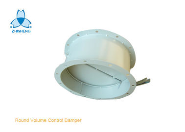Warna Putih Putaran Kontrol Volume Damper Untuk Sistem HVAC, ISO9001 Lulus