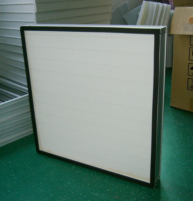 Commercial Air Conditioner HVAC System H13 Hepa Panel Filter Mini Pleat HEPA Filter 0