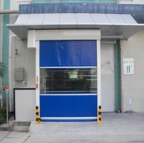 Auto Anti-static PVC High Speed ​​Shutter Door / Gulir Pintu Cepat Kecepatan Untuk Lokakarya Pabrik 2