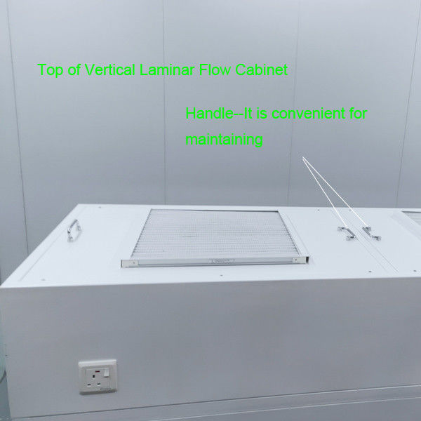 3-4 Orang Vertikal Laminar Flow Cabinet Kelas 100 Bangku Bersih Untuk Bengkel Elektronik 4