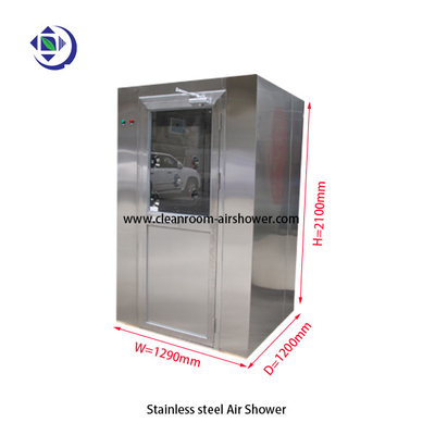 Beli One Person SS304 Air Shower Room With Manual Swing Doors / 3 Way Blow Jet Type online manufacture