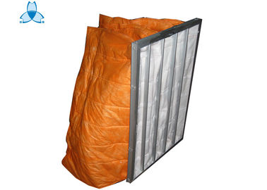 Beli Medium Efficiency F6 Pocket Air Filter Hvac Duct Cleaning , Low Initial Pressure Drop online manufacture