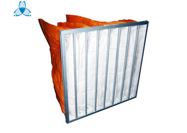 Beli Industrial Orange Pocket Air Filter High Dirty Capacity With EVA Or Silica Rubber Gasket online manufacture