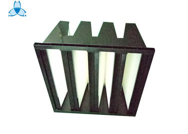 Beli Solusi Cleanroom Kotak V Filter Bank 24x24x12 Untuk Filter Air Inlet Turbin Gas online manufacture