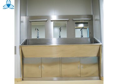 Beli Three Mirrors Hand Washing Bathroom Basin Cabinets With Three Positions Automatic Induction online manufacture