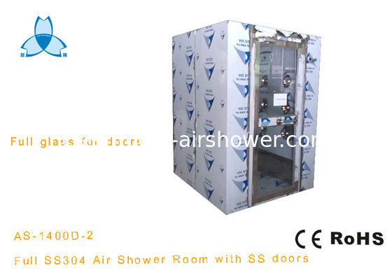 Beli Otomatis meniup Full Glass Pintu SS304 Stainless Steel Air Shower pembuatan online
