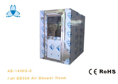 Beli Full SUS304 Automatic Cleanroom Air Shower For 4 Persons With Three Sides Blowing online manufacture
