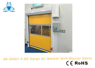 Beli Large Cargo Air Shower Tunnel Soft PVC High Speed Shutter Doors For Cart online manufacture