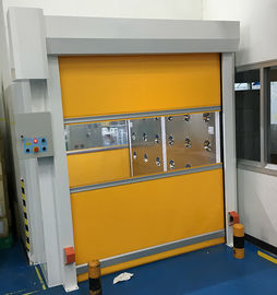 Beli W1800mm Cargo Air Shower Tunnel Dengan Pintu Rana Kecepatan Cepat untuk Forklift, bahan baja dilapisi bubuk online manufacture