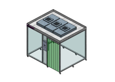 Beli PVC Curtain ISO 8 Softwall Modular Clean Room / Clean Booth With Fan Filter Unit online manufacture
