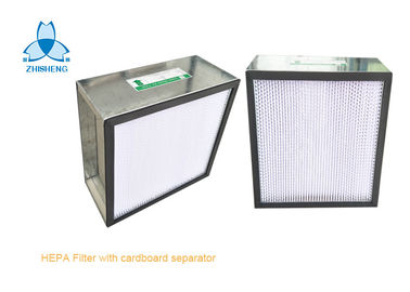Beli Anodized Aluminium Frame Disposable H13 H14 HEPA Filter Box Dengan Media Fiberglass online manufacture