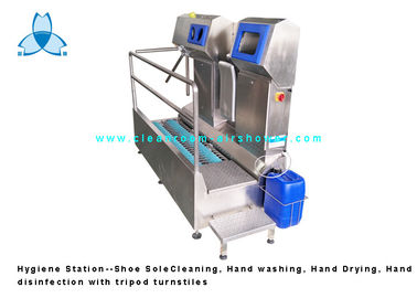 Beli Stasiun Kebersihan, Pembersih Sepatu SS304 Sole / Pencuci Tangan / Disinfeksi Tangan untuk Pabrik makanan online manufacture
