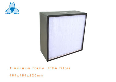 Beli Aluminium Bingkai Deep Pleat HEPA Air Filter Untuk Kamar Bersih, Efisiensi 99,99% online manufacture