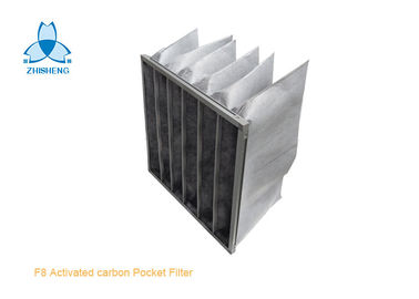 Beli F8 Karbon Aktif Dan Media Serat Sintetis Pocket Air Filter Aluminium Frame V Jenis Kaku online manufacture