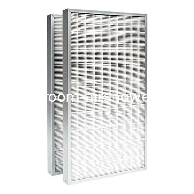 Beli Filter Hepa Filter Udara HEPA 1220 610 150mm Penurunan Tekanan Awal ≤220 ≤140 HV Ukuran Kustom untuk Aplikasi Industri pembuatan online