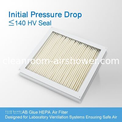 Beli Penurunan Tekanan Awal ≤140 HV Seal AB Glue HEPA Air Filter Dirancang untuk Sistem Ventilasi Laboratorium Yang Memastikan Udara yang Aman pembuatan online