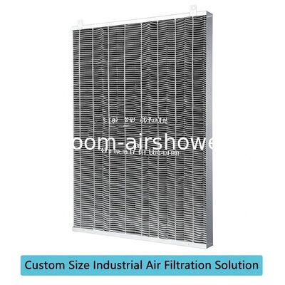 Beli Penurunan Tekanan Awal ≤220 ≤140 HV Partikel Filter Udara 1220 610 150mm Ukuran Khusus Solusi Filtrasi Udara Industri pembuatan online