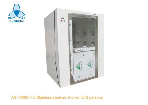 Beli Stainless Steel Pintu Ayun Cleanroom Air Shower Untuk 2 Orang online manufacture