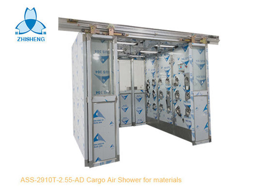 Beli Stainless Steel 304 Cargo Air Shower Tunnel Dengan 4 Daun Pintu Geser Otomatis online manufacture