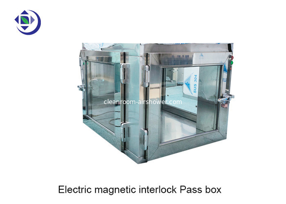 Beli Tiga Pintu Interlocked Stainless Steel 304 Transfer Hatch Untuk Cleanroom online manufacture