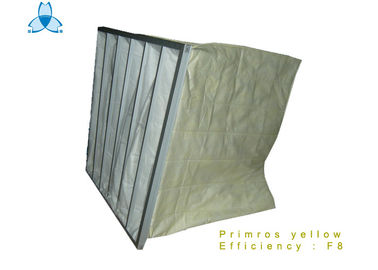 Primrose Yellow Class F8 Pocket Air Filter Air Conditioning Secondary