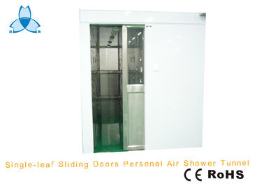 Straight Through Painted Steel Clean Room Air Shower With Stainless Steel 304 Doors