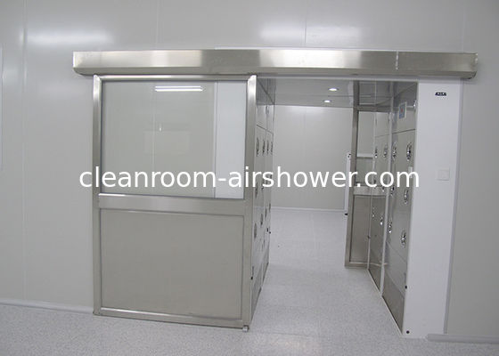 Pintu Geser Otomatis Stainless Steel 304 Daun Tunggal Terowongan Air Shower