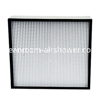 Tekanan awal kurang dari 120 Pa Partikel Filter Udara yang dirancang untuk memenuhi standar udara yang ketat di pabrik manufaktur